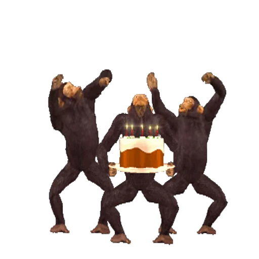 🎂 Стикер «funny» для Telegram
