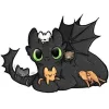 Стикер 11 Funny Toothless