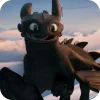 Стикер 45 Funny Toothless