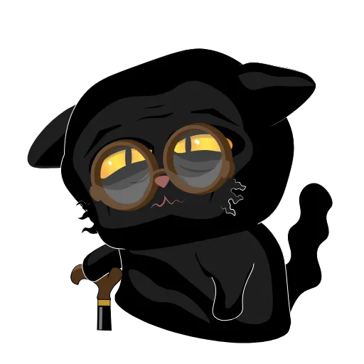 👨‍🦳 Стикер «Cat Funt» для Telegram