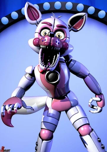 🎀 Стикер «Funtime foxy» для Telegram