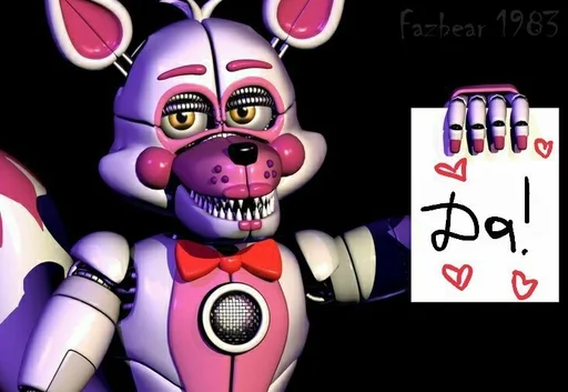 🎀 Стикер «Funtime foxy» для Telegram