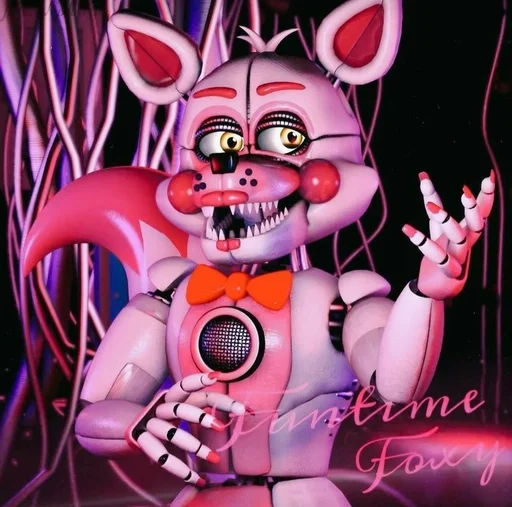 🎀 Стикер «Funtime foxy» для Telegram