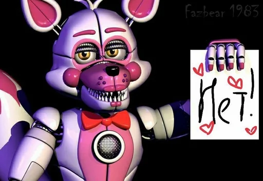 🎀 Стикер «Funtime foxy» для Telegram