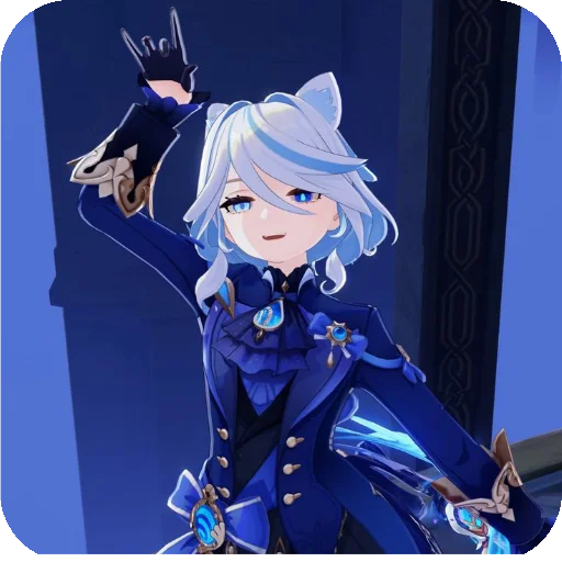 😽 Стикер «Фуриночка» для Telegram