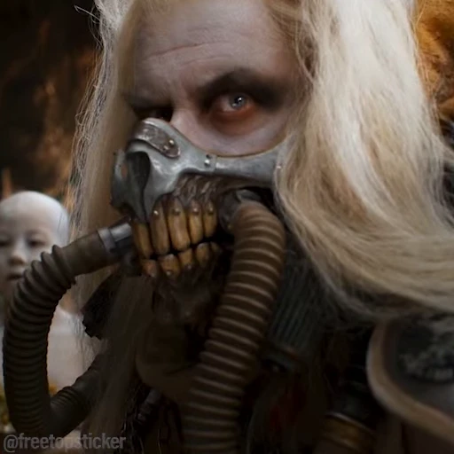 😕 Стикер «Furiosa A Mad Max» для Telegram