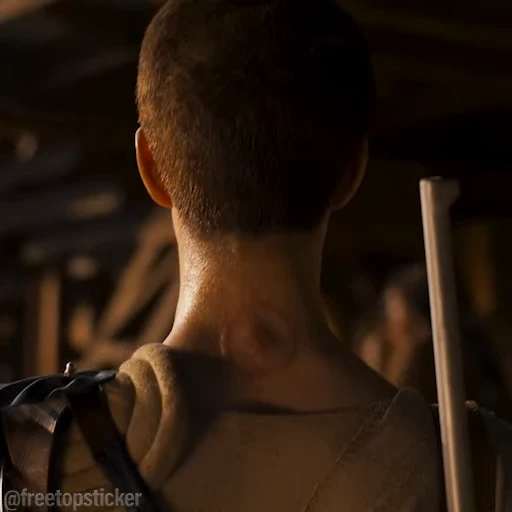 🧑‍🦲 Стикер «Furiosa A Mad Max» для Telegram