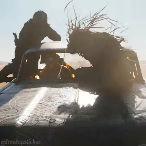 😵 Стикер «Furiosa A Mad Max» для Telegram