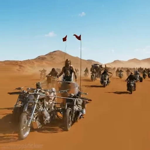 🏍 Стикер «Furiosa A Mad Max» для Telegram