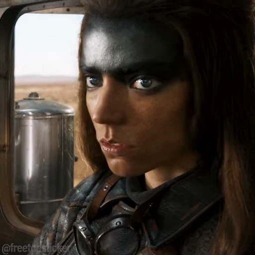 😟 Стикер «Furiosa A Mad Max» для Telegram