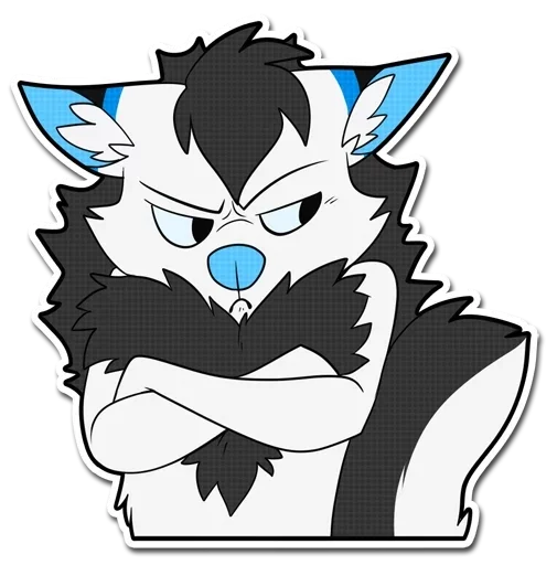 😠 Стикер «Друзья фурри» для Telegram