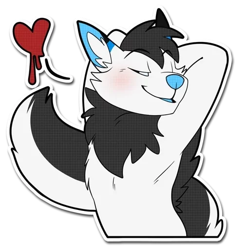 😘 Стикер «Друзья фурри» для Telegram