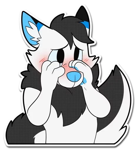 ☺️ Стикер «Друзья фурри» для Telegram