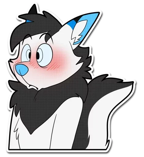 😳 Стикер «Друзья фурри» для Telegram