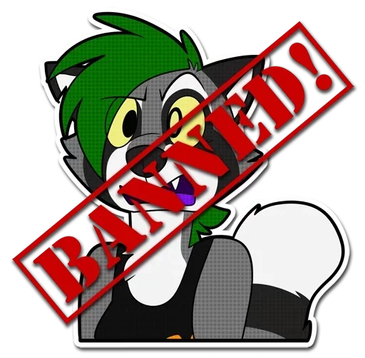 🚫 Стикер «Друзья фурри» для Telegram