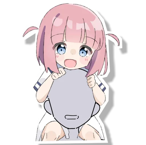 😍 Стикер «Futari Gotoh Bocchi the Rock!» для Telegram