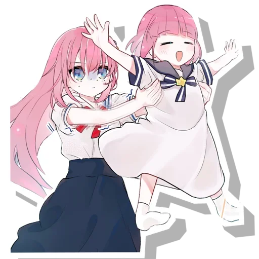 😍 Стикер «Futari Gotoh Bocchi the Rock!» для Telegram