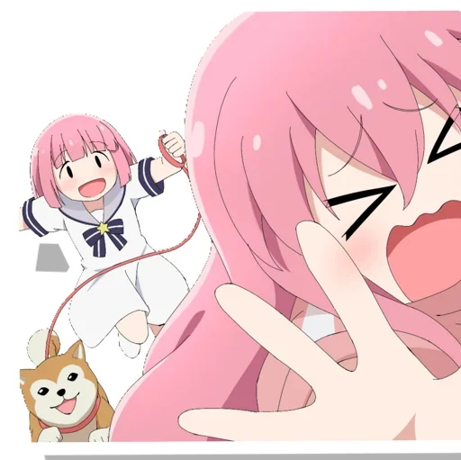 😍 Стикер «Futari Gotoh Bocchi the Rock!» для Telegram