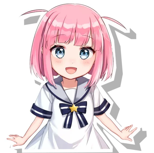 😍 Стикер «Futari Gotoh Bocchi the Rock!» для Telegram