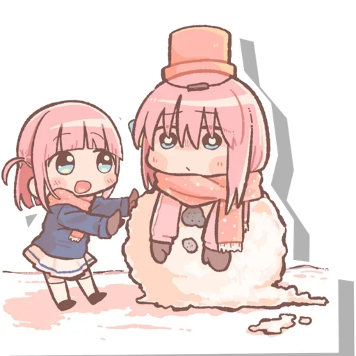 😍 Стикер «Futari Gotoh Bocchi the Rock!» для Telegram