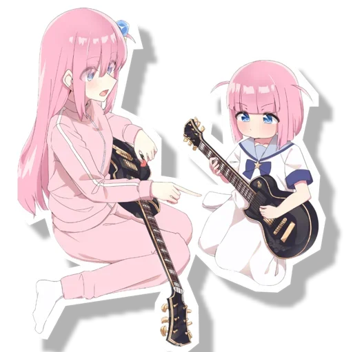 😍 Стикер «Futari Gotoh Bocchi the Rock!» для Telegram