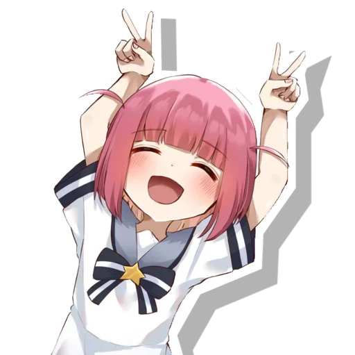 😍 Стикер «Futari Gotoh Bocchi the Rock!» для Telegram