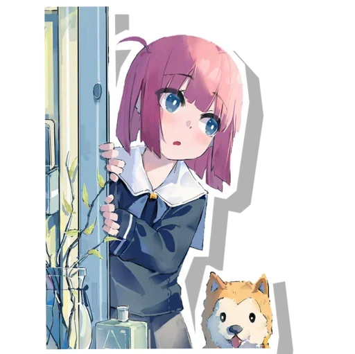 😍 Стикер «Futari Gotoh Bocchi the Rock!» для Telegram