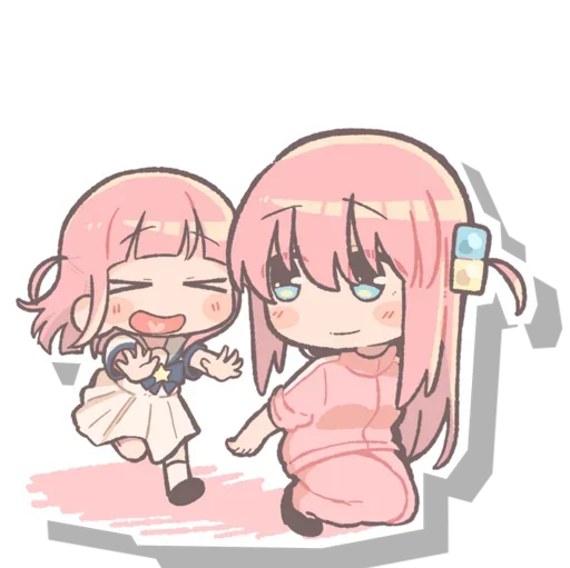 😍 Стикер «Futari Gotoh Bocchi the Rock!» для Telegram