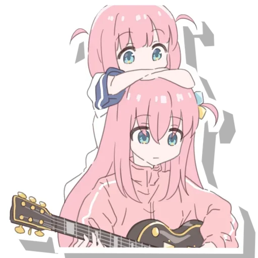 😍 Стикер «Futari Gotoh Bocchi the Rock!» для Telegram