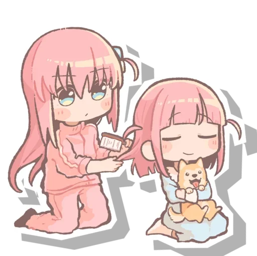 😍 Стикер «Futari Gotoh Bocchi the Rock!» для Telegram