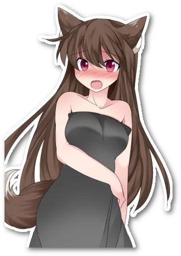 😳 Стикер «Futo-nyan» для Telegram