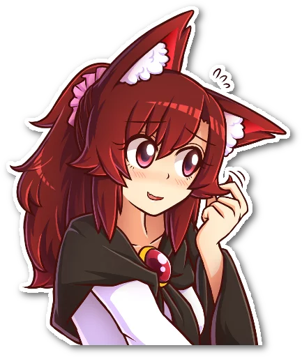 😳 Стикер «Futo-nyan» для Telegram
