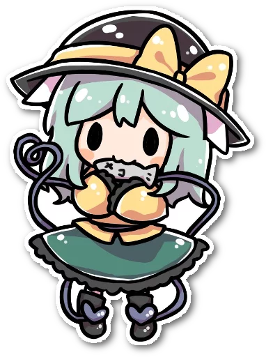 🐟 Стикер «Futo-nyan» для Telegram