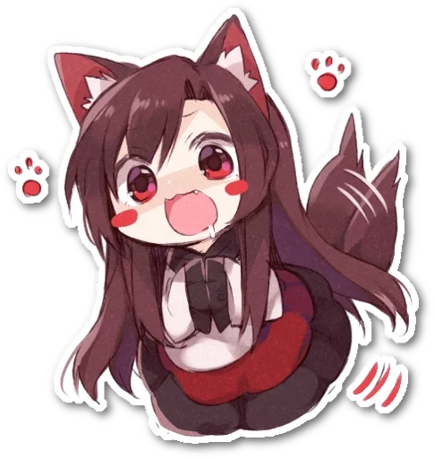 😄 Стикер «Futo-nyan» для Telegram