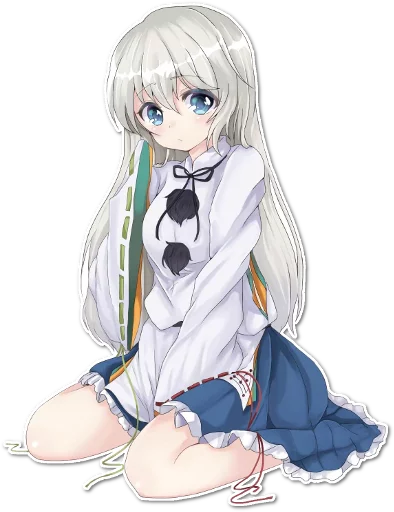 😶 Стикер «Futo-nyan» для Telegram