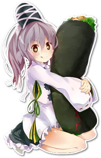 😀 Стикер «Futo-nyan» для Telegram