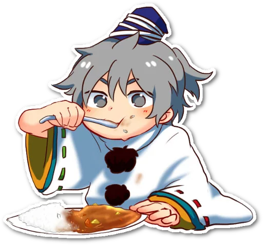 🍛 Стикер «Futo-nyan» для Telegram