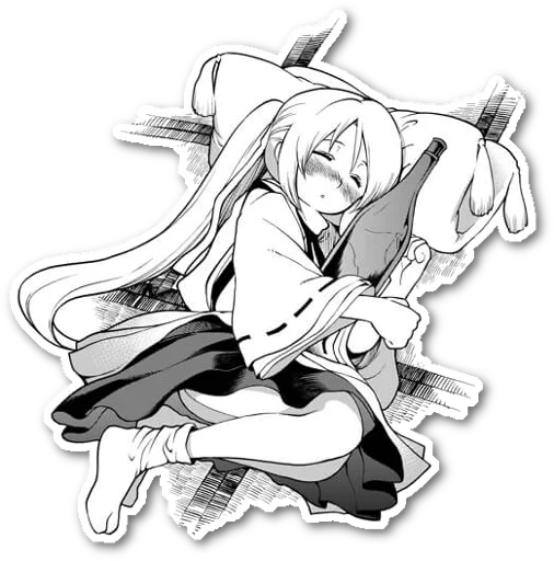 💤 Стикер «Futo-nyan» для Telegram