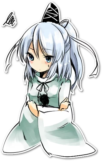 😰 Стикер «Futo-nyan» для Telegram