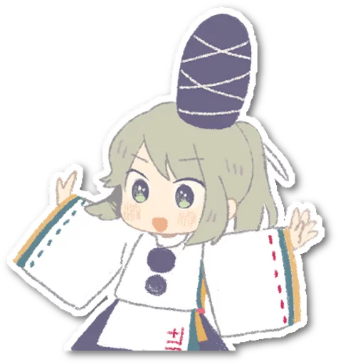 😄 Стикер «Futo-nyan» для Telegram