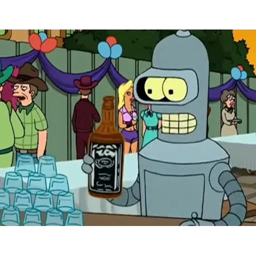 🥃 Стикер «Futurama» для Telegram