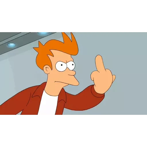 🖕 Стикер «Futurama» для Telegram