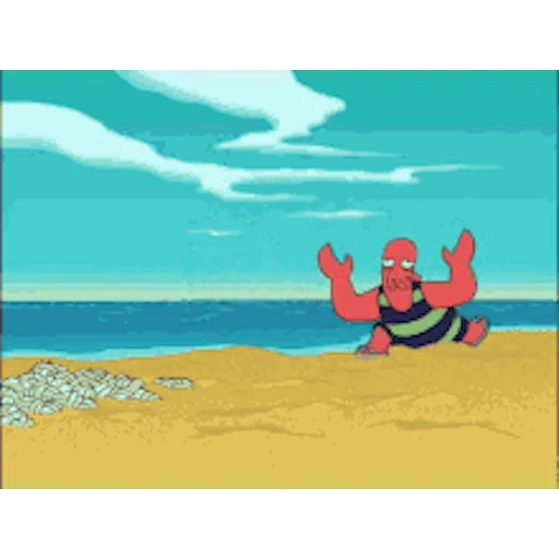 🦀 Стикер «Futurama» для Telegram