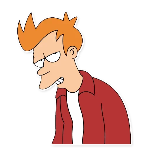 😕 Стикер «Futurama» для Telegram