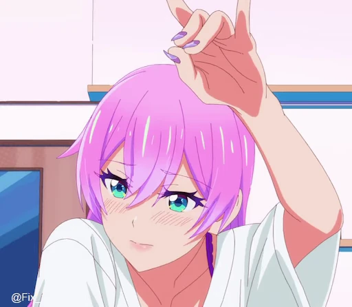 😘 Стикер «Fuufu Ijou, Koibito Miman Part 1» для Telegram