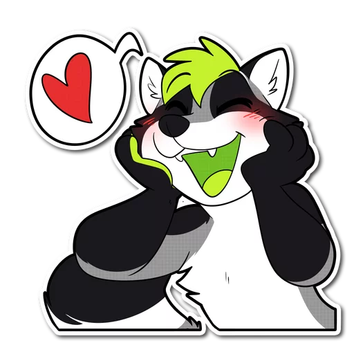 ❤ Стикер «Fuze» для Telegram
