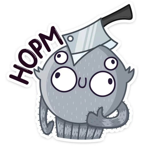 👍 Стикер «Паучок Фаззи» для Telegram