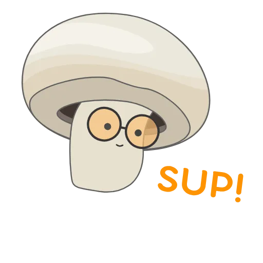 Стикерпак «Nice Mushrooms» для Telegram — обложка