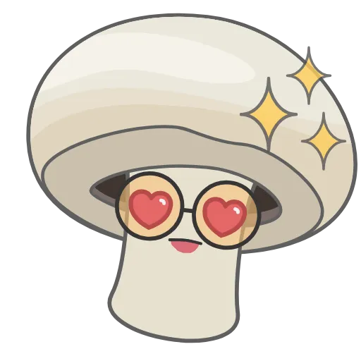 😍 Стикер «Nice Mushrooms» для Telegram