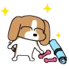 Стикер 50 Puppy